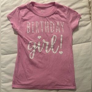 Birthday Girl Pink T-Shirt size 7